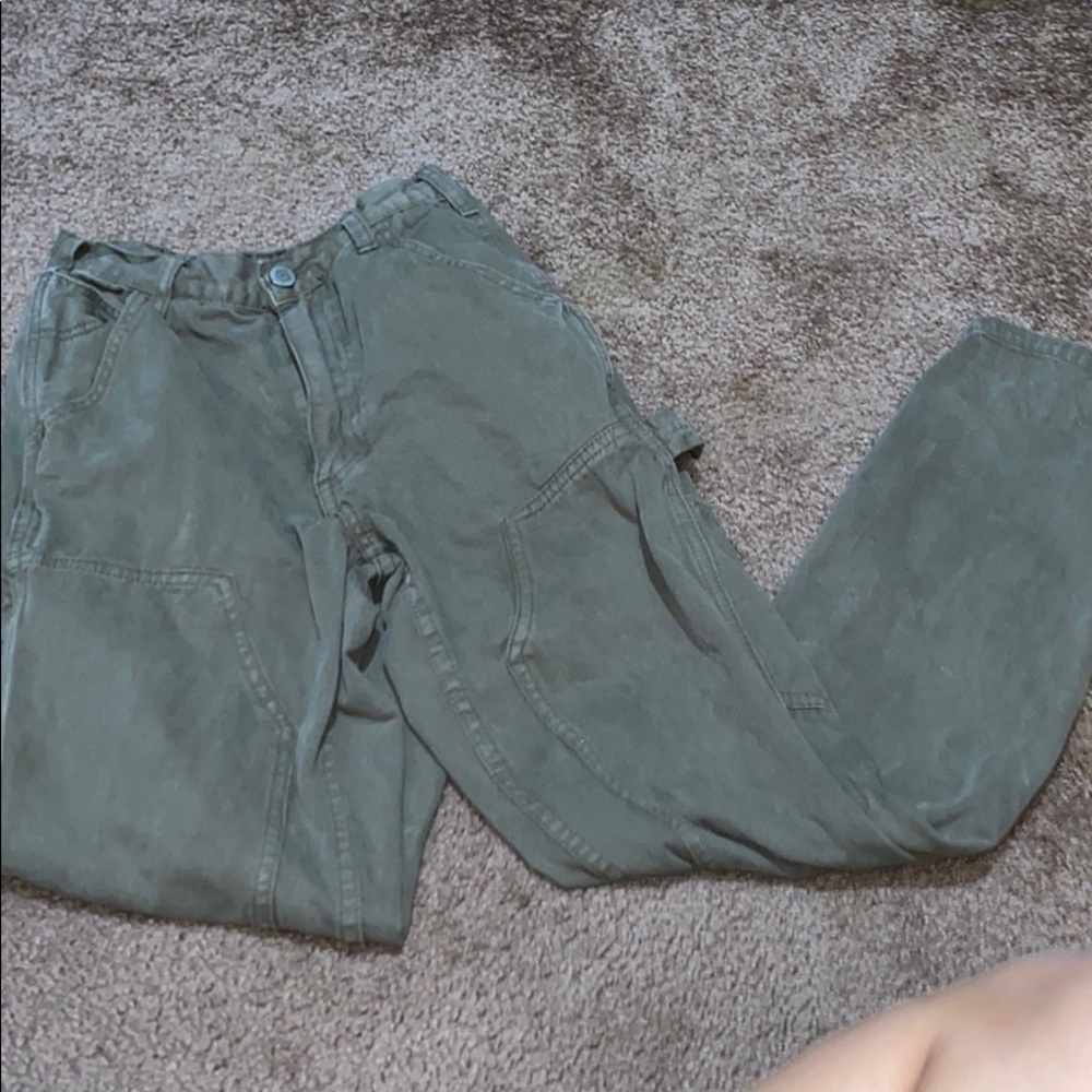 Brandy Melville Army green utility pants